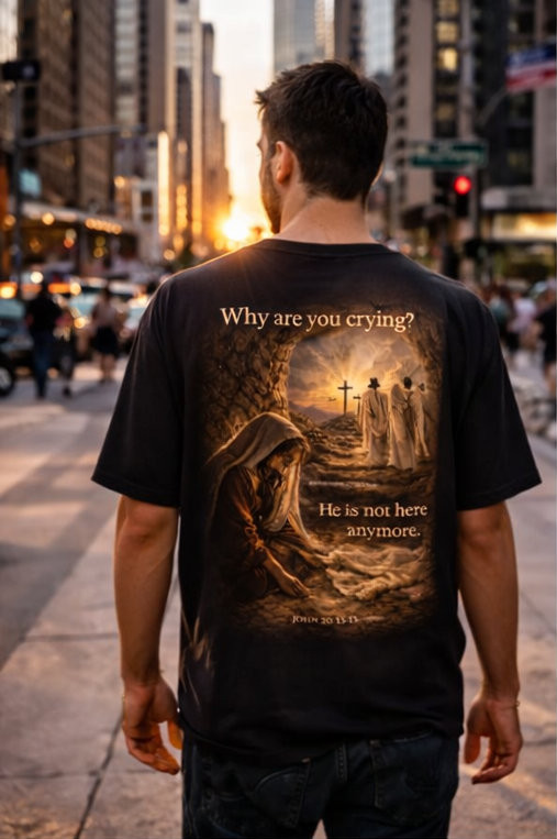 He is not here